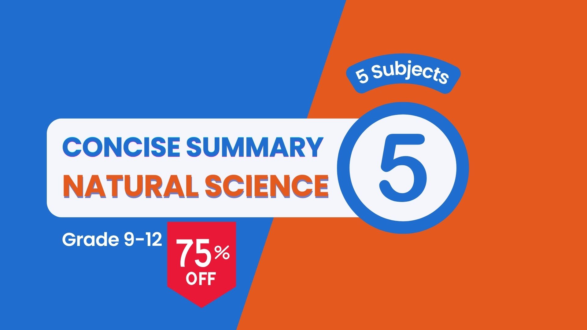 Concise Summary: Grade 9-12 Natural (On sale)